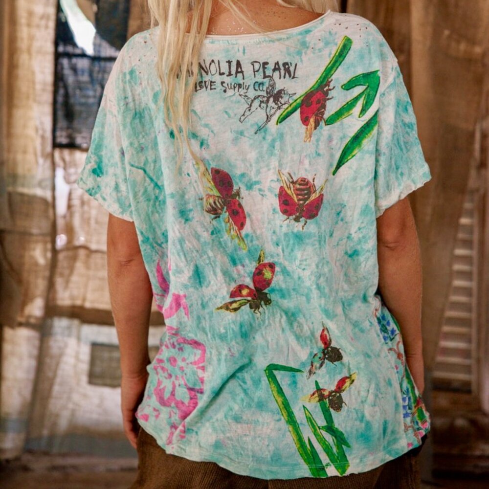 Magnolia Pearl Be My Lady Bug Tee - Picture 2 of 9